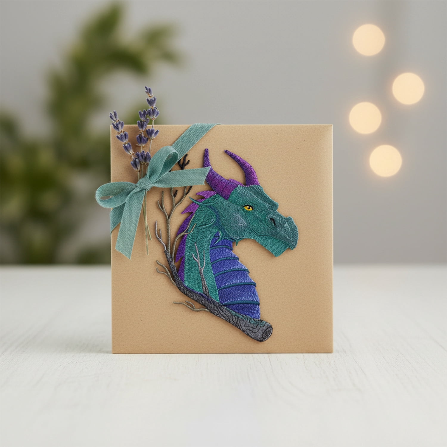 Custom Dragon Power Embroidery Iron On/Sew Patch [7.8" X 5.73"]