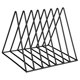 thumbnail image 5 of Estantería de escritorio Viccilley, creativa estantería triangular de hierro y metal, organizador de archivos, para oficina, decoración del hogar (negro/6.7 x 8.1 x 7 pulgadas), 5 of 8