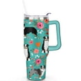 thumbnail image 2 of 40oz Dog Mom Tumbler - Leakproof Travel Coffee Mug with Handle - Cute Puppy Gift for Women Who Love Dogs - Double Wall Stainless, 2 of 7