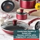 thumbnail image 4 of Juego de utensilios de cocina T-Fal Essence, antiadherente, 20 piezas, rojo, 4 of 6