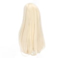 thumbnail image 1 of Poupée Jouet Poupée Cheveux Longs Faux Cheveux Diy Poupée Cheveux Longs Jouet Tête de Poupée Tissu en Maille Émoussé Frange Cheveux Longs Faux Cheveux pour Simulation Diy Poupée Modélisation Couleur Or, 1 of 8