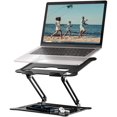 thumbnail image 1 of Laptop Notebook Stand Holder, Ergonomic Adjustable Laptop Stand Portable Laptop Riser Compatible with MacBook Air Pro, Dell, HP, Light Weight Laptops Up to 15.6" Black, 1 of 7