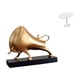 thumbnail image 5 of Estatua de toro abstracta,Escultura de toro decoración del hogar Figura de buey decorativa,Escritorio redondo de casa de muñecas,Muebles de mesa redonda en miniatura para casa de muñecas 1, 5 of 7