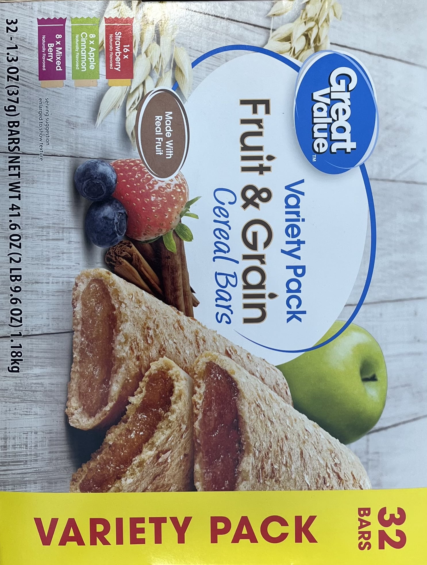 LUNA LemonZest Flavor Gluten Free Snack Bars, Protein Bars, 6