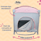 thumbnail image 4 of Cuna Corral Mecedora Colecho Y Organizador Dolche Ibaby Rosa Liso, 4 of 10