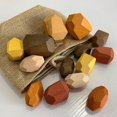 thumbnail image 3 of 15PCS Wooden Balancing Block Set Lightweight Stacking Stone Rock Blocks for Kid, 3 of 10