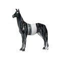 thumbnail image 2 of Escultura de caballo, artesanía, figura decorativa para escritorio, entrada, sala de estar Gris grande, 2 of 8