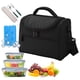 thumbnail image 1 of Lonchera Térmica Impermeable con correa - Bolsa de Almuerzo Aislante con Capacidad Grande, Antifugas y Fácil de Limpiar Hielera Portátil para Trabajo/Picnic/Viajes (Negro), 1 of 4
