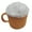 Khaki, variant on HUANLEDASH 3D Beer Hat Winter Unisex Knitted Cap Thick Keep Warm Cup Shape Festive Oktoberfest Costume Photo Prop Elastic Anti-slip Headwear