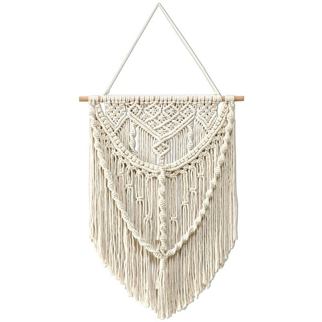 Tapestry Modern Simple Design Wall Hanging Ornament Cotton 4 5 3 Rope Macrame Tassel Decoration for Home