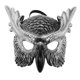 thumbnail image 1 of ColoMX Máscara de Halloween: Máscara de búho para adultos - Accesorio de plástico de media cara para fiestas de cosplay y carnaval., 1 of 7