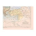 thumbnail image 2 of Historic Map - Europe Barbarian Invasions - Cortambert 1880 - Vintage Wall Art, 2 of 4