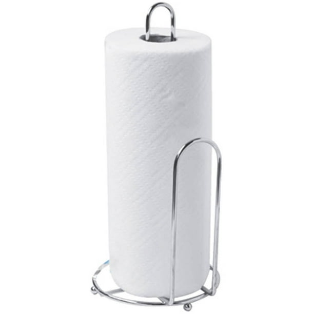 Home Basics ChromePlated Steel Paper Towel Holder