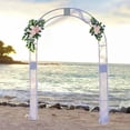 thumbnail image 3 of Arcos de boda Sunnimix Flores girasoles decoración rústica rosado, 3 of 7
