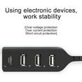 thumbnail image 4 of 4 Ports 2.0 USB HUB Second-generation USB Adjustment Device Support Splitter, 4 of 11