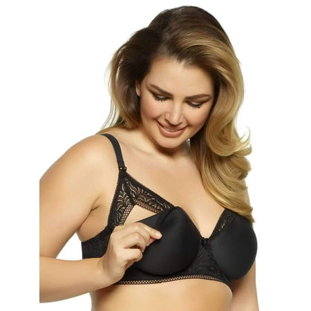 

Paramour by Felina | Carol Space Pad & Lace Nursing Bra | Maternity | Lace (Black 34D)