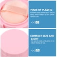 thumbnail image 3 of 2 Sets Small Clamshell Cosmetic Case With Mirror Travel Loose Powder Case, 3 of 9