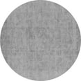 thumbnail image 1 of Ahgly Company Indoor Round Oriental Gray Industrial Area Rugs, 4' Round, 1 of 4