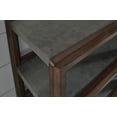 thumbnail image 6 of Signature Design by Ashley Kallenny Sofa Table - Dark Burnished Brown Oak with Faux Cement Industrial Finish, 6 of 6