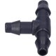 thumbnail image 2 of Conector en T, 100 piezas, conectores de púas, conector de manguera de riego por goteo de 4/7, accesorios de riego para jardín, 2 of 8