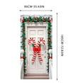 thumbnail image 3 of Neoyler Christmas Door Curtain Decoration for Festive Home with Easy Install Hanging Loop and Reusable Polyester Material Suit for Storefronts and Photo Backdrops 72.8x35.4in, 3 of 6