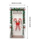 thumbnail image 3 of Cortina de puerta navideña con decoración navideña, fondo con escena navideña, 3 of 5