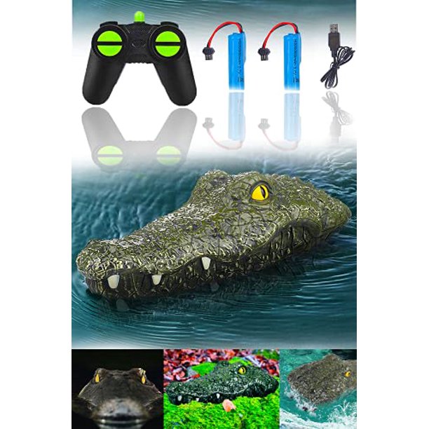 2.4GHz Remote Control Crocodile Head Boat for Pools and Lakes High