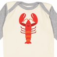 thumbnail image 4 of Inktastic Lobster Cute Ocean Creature Boys or Girls Long Sleeve Baby Bodysuit, 4 of 5