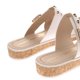 thumbnail image 5 of Sandalias Ariana color blanco con doble hebilla y estoperoles 23.5 Dorothy Gaynor Sandalias Ariana color blanco con doble hebilla y estoperoles 23.5, 5 of 6