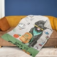 thumbnail image 4 of Hardworking Newfoundland Ready Back to School New Year Classes Cozy Fleece Blanket Newfie Dog Lover Gifts Warm Soft Throw Blanket - 12011, 4 of 5