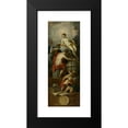 thumbnail image 2 of Jacob de Wit 9x18 Black Modern Framed Museum Art Print Titled - Allegory of the Writing of History (1754), 2 of 5