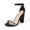 BLACK-RHINESTONE, variant on Women's Hi-Chunk High Heel Pump Sandals