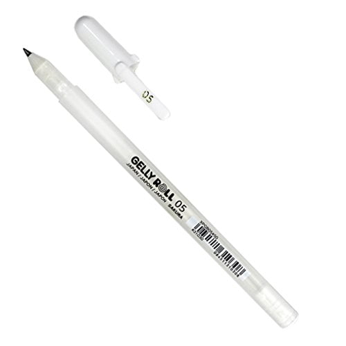 Sakura Gelly Roll Gel Pens, Bright Opaque White, Fine Point 3 Pack 