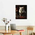 thumbnail image 2 of JEUXUS  Cat Sneaky Persian Kitty Wall Art Canvas Painting Animal Pictures Abstract Art Paintings Gifts Wall Decorations Modern Art Poster Home Decor For Living Room Kitchen, 2 of 4