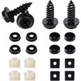 thumbnail image 1 of Yazoeia 4 Sets License Plate Screws Kits, Rust-Proof & Anti-Rattle & Anti Theft Stainless Steel Self Tapping Mounting Bolts for Auto Tag Frame Cover Holder, Universal for Car Truck SUV CJC912-114737, 1 of 6