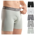 thumbnail image 1 of Mio Marino – Premium Cotton Men's Boxers, 5-Pack – Breathable Moisture Wicking Briefs for Comfort – Skin Fit – Bold Colors, 1 of 6