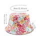 thumbnail image 2 of Sombreros Sombrero de protección solar para mujer Sombrero de pescador de algodón con estampado de flores de doble cara Sombrero usable para exteriores Sombrero de mujer, 2 of 4