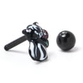 thumbnail image 6 of Body Candy 16G Womens 6mm Surgical Steel Black Funky Skunk Mens Cartilage Earring Helix Tragus Jewelry 1/4", 6 of 8