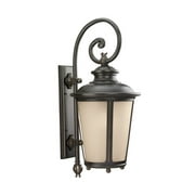 Sea Gull Cape May Outdoor Wall Lantern - 29.75H in. Burled Iron
