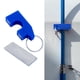 thumbnail image 5 of Clips magnéticos de silicona para almacenamiento de cañas de pescar, tamaño del orificio de sujeción: 1,9 cm/0,75 azul con hoja, 5 of 9