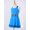 Blue, variant on Aislor Kids Girls Sports Outfit Sleeveless Tennis Dress and Athletic Shorts Activewear