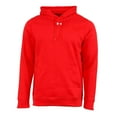 thumbnail image 3 of Under Armour Hustle Fleece Team Hoodie Mens 1300123 - Red - M, 3 of 11