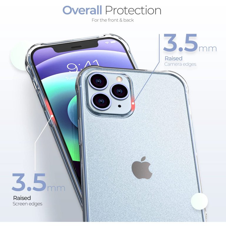 ORIbox Case Compatible w/ iPhone 13 Pro Max Case, Translucent