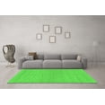 thumbnail image 3 of Ahgly Company Indoor Round Abstract Green Modern Area Rugs, 4' Round, 3 of 4