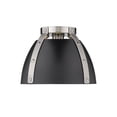 thumbnail image 5 of Wry Lighting Aldrich 1-light Flush Mount in Aged Brass, 5 of 6