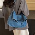 thumbnail image 7 of Farcauo Denim Purse for Women Jean Shoulder Bag Trendy Denim Crossbody Bags Light Blue Tote Bag, 7 of 7