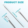thumbnail image 3 of 2 PCS Spring Drawstring Needle Threader,DIY Rope Threader Clip,Drawstrings Replacement with Easy Threaders,Drawstring Threader Tool Set,for Drawstring Replacement for Hoodies,Pants, 3 of 6