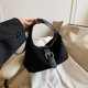 thumbnail image 2 of Crescent Bag Slouchy Hobo Mujer Gamuza Correa Ajustable Retro Bolso Con Asa Superior, 2 of 9