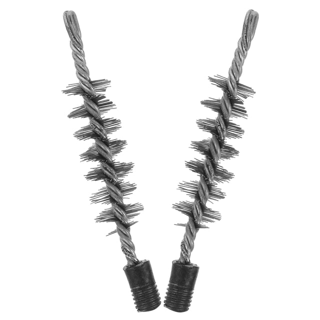 NIYANGLE 2 Pcs Brosse de Cheminée Professionnelle Fil d'Acier Argenté pour Outils de Cheminée