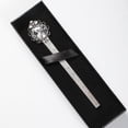 thumbnail image 4 of Black and White Easter Bookmarks: Vintage Silver Lace-Edged Bookmark - a Gift for Readers and Book Lovers, 4 of 5